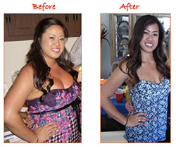 Theresa N. — before and after training at O2 BodyFit